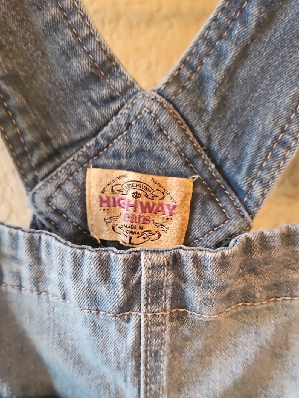Highway Jeans Light Blue Ripped Denim Overalls Jumpsuit - Picture 3 of 11